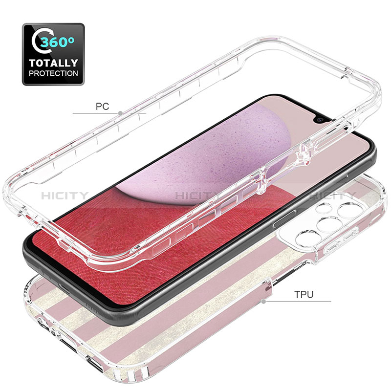 Funda Silicona Carcasa Ultrafina Transparente Goma Frontal y Trasera 360 Grados para Samsung Galaxy A14 4G