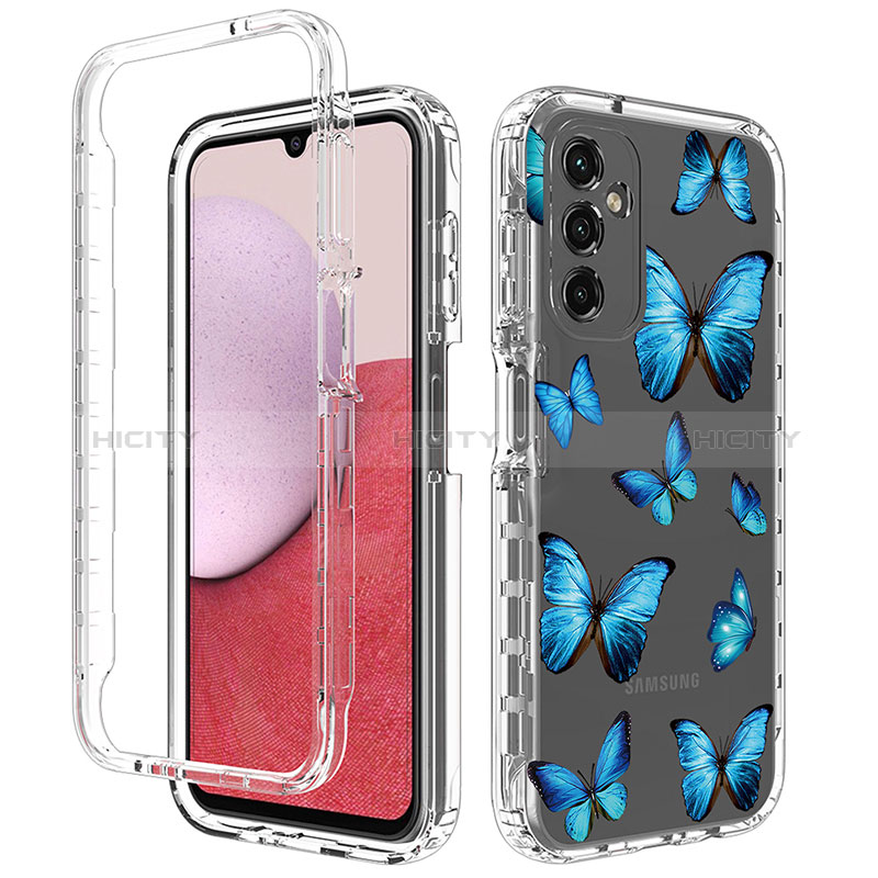 Funda Silicona Carcasa Ultrafina Transparente Goma Frontal y Trasera 360 Grados para Samsung Galaxy A14 4G