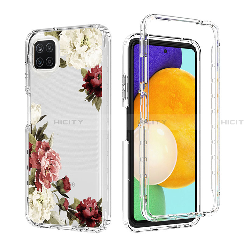 Funda Silicona Carcasa Ultrafina Transparente Goma Frontal y Trasera 360 Grados para Samsung Galaxy A22 5G