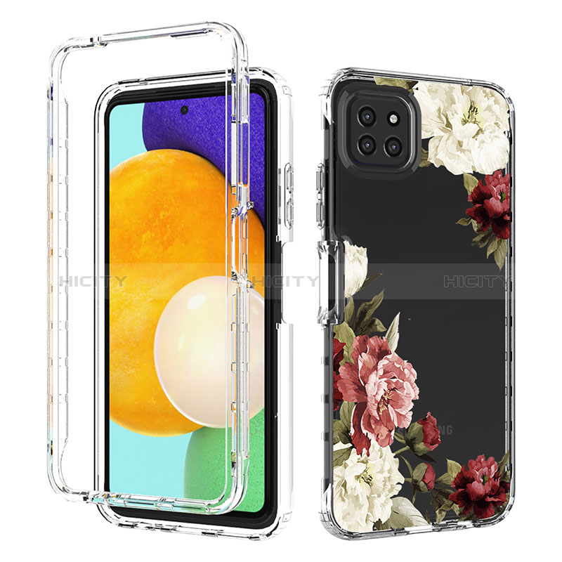 Funda Silicona Carcasa Ultrafina Transparente Goma Frontal y Trasera 360 Grados para Samsung Galaxy A22s 5G