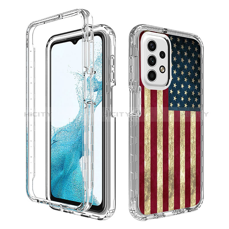 Funda Silicona Carcasa Ultrafina Transparente Goma Frontal y Trasera 360 Grados para Samsung Galaxy A23 5G