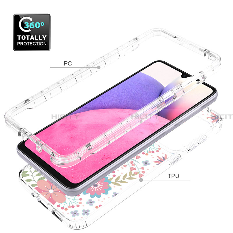 Funda Silicona Carcasa Ultrafina Transparente Goma Frontal y Trasera 360 Grados para Samsung Galaxy A33 5G