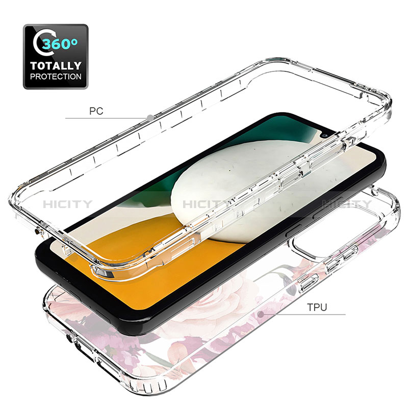 Funda Silicona Carcasa Ultrafina Transparente Goma Frontal y Trasera 360 Grados para Samsung Galaxy A34 5G