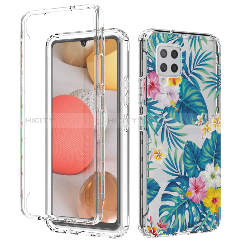 Funda Silicona Carcasa Ultrafina Transparente Goma Frontal y Trasera 360 Grados para Samsung Galaxy A42 5G