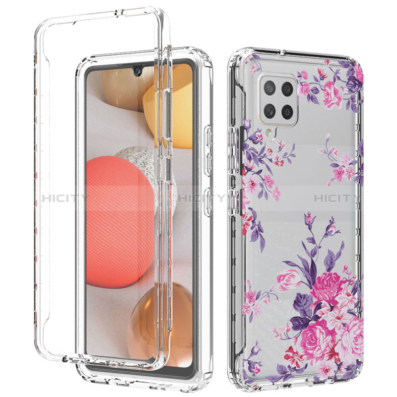 Funda Silicona Carcasa Ultrafina Transparente Goma Frontal y Trasera 360 Grados para Samsung Galaxy A42 5G