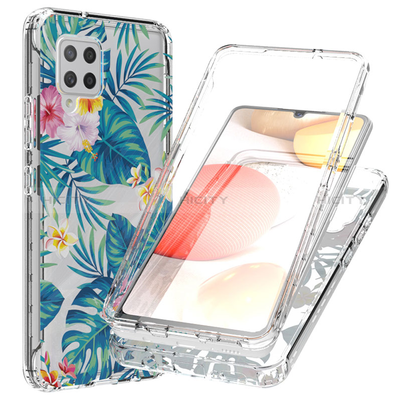 Funda Silicona Carcasa Ultrafina Transparente Goma Frontal y Trasera 360 Grados para Samsung Galaxy A42 5G