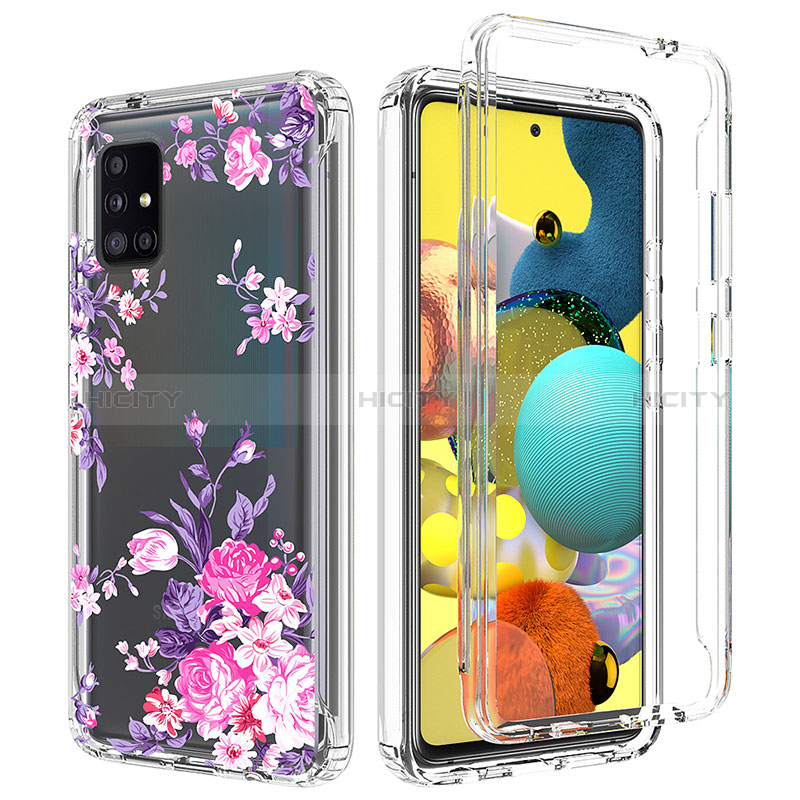 Funda Silicona Carcasa Ultrafina Transparente Goma Frontal y Trasera 360 Grados para Samsung Galaxy A51 4G