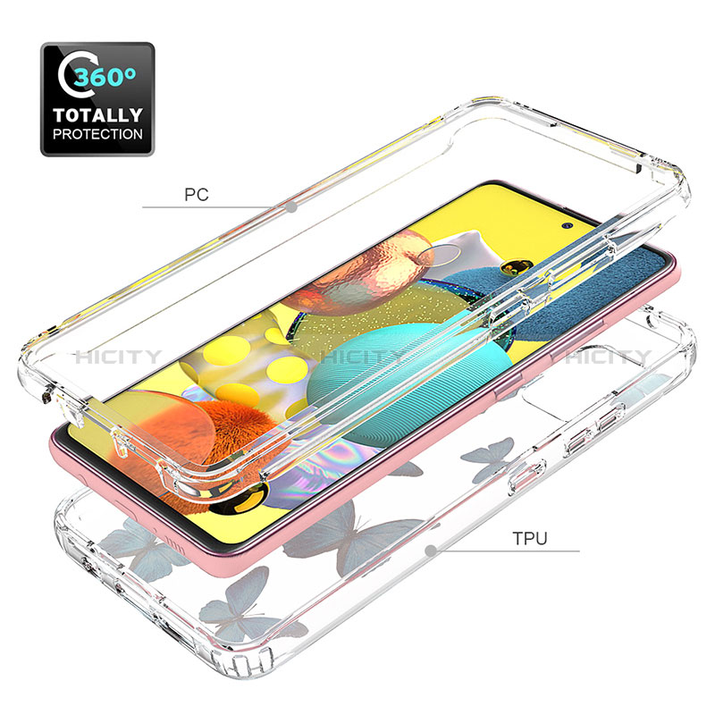 Funda Silicona Carcasa Ultrafina Transparente Goma Frontal y Trasera 360 Grados para Samsung Galaxy A51 4G