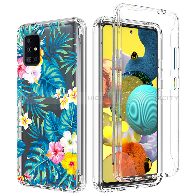 Funda Silicona Carcasa Ultrafina Transparente Goma Frontal y Trasera 360 Grados para Samsung Galaxy A51 5G