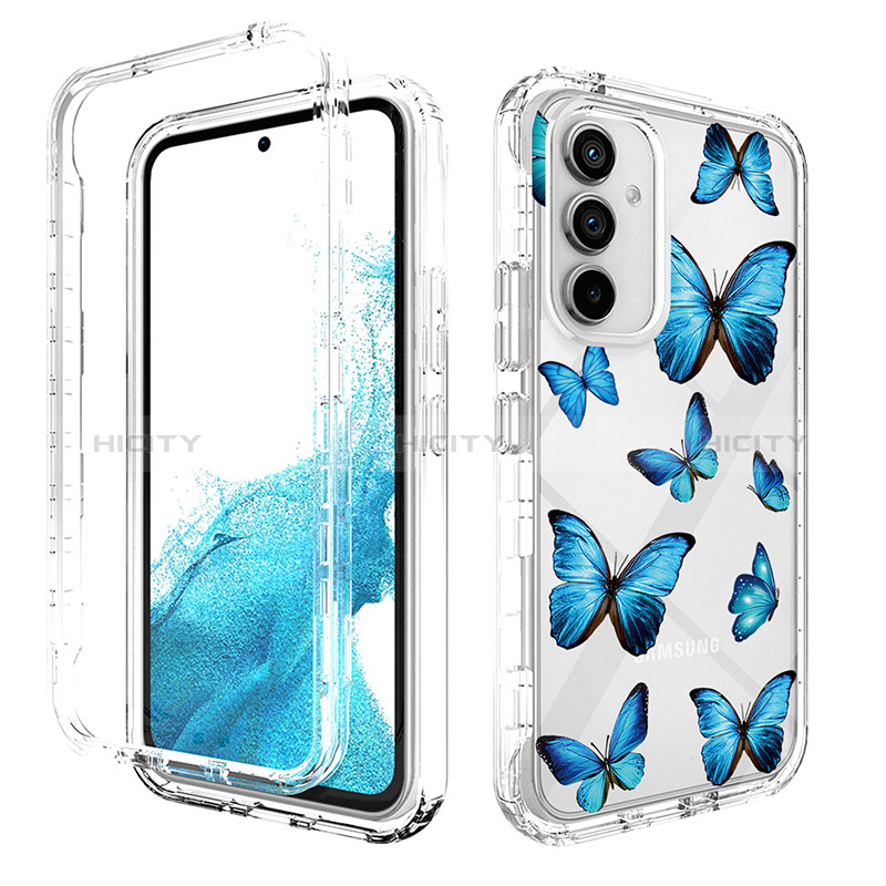 Funda Silicona Carcasa Ultrafina Transparente Goma Frontal y Trasera 360 Grados para Samsung Galaxy A54 5G