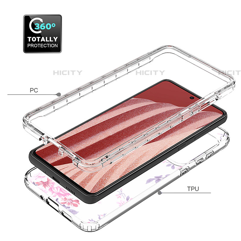 Funda Silicona Carcasa Ultrafina Transparente Goma Frontal y Trasera 360 Grados para Samsung Galaxy A73 5G