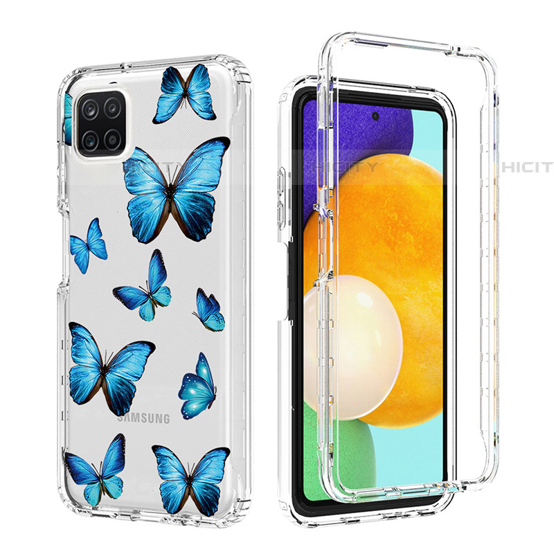 Funda Silicona Carcasa Ultrafina Transparente Goma Frontal y Trasera 360 Grados para Samsung Galaxy F42 5G