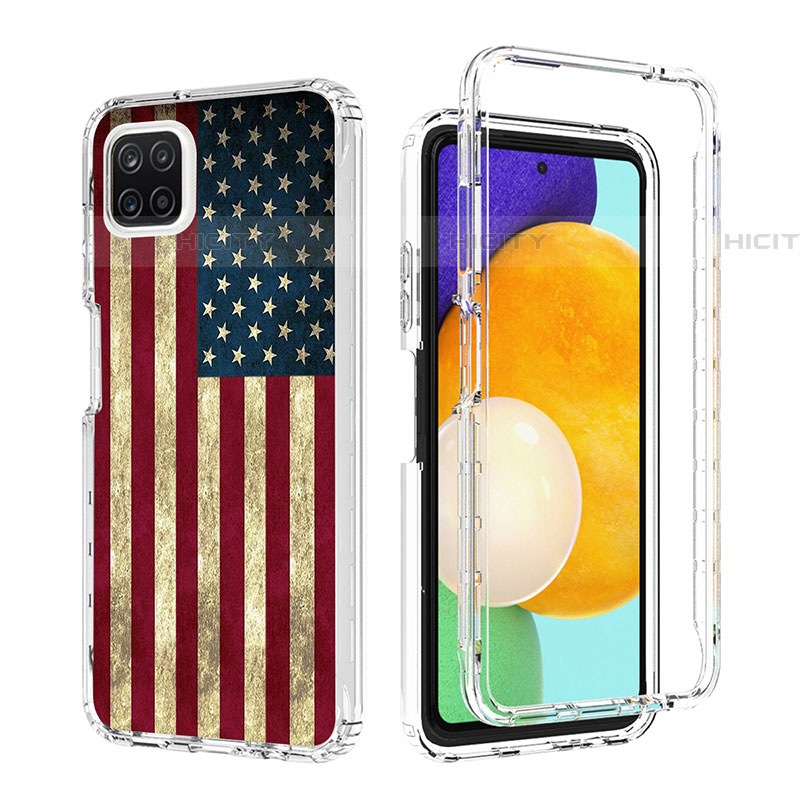 Funda Silicona Carcasa Ultrafina Transparente Goma Frontal y Trasera 360 Grados para Samsung Galaxy F42 5G Multicolor