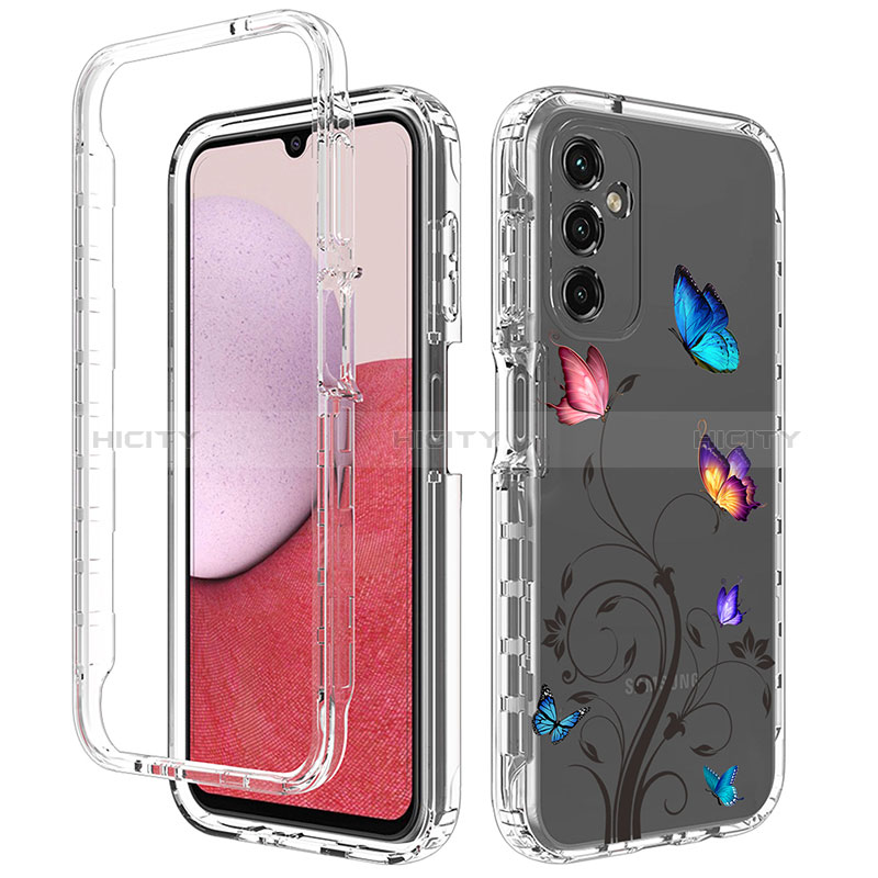 Funda Silicona Carcasa Ultrafina Transparente Goma Frontal y Trasera 360 Grados para Samsung Galaxy Jump3 5G