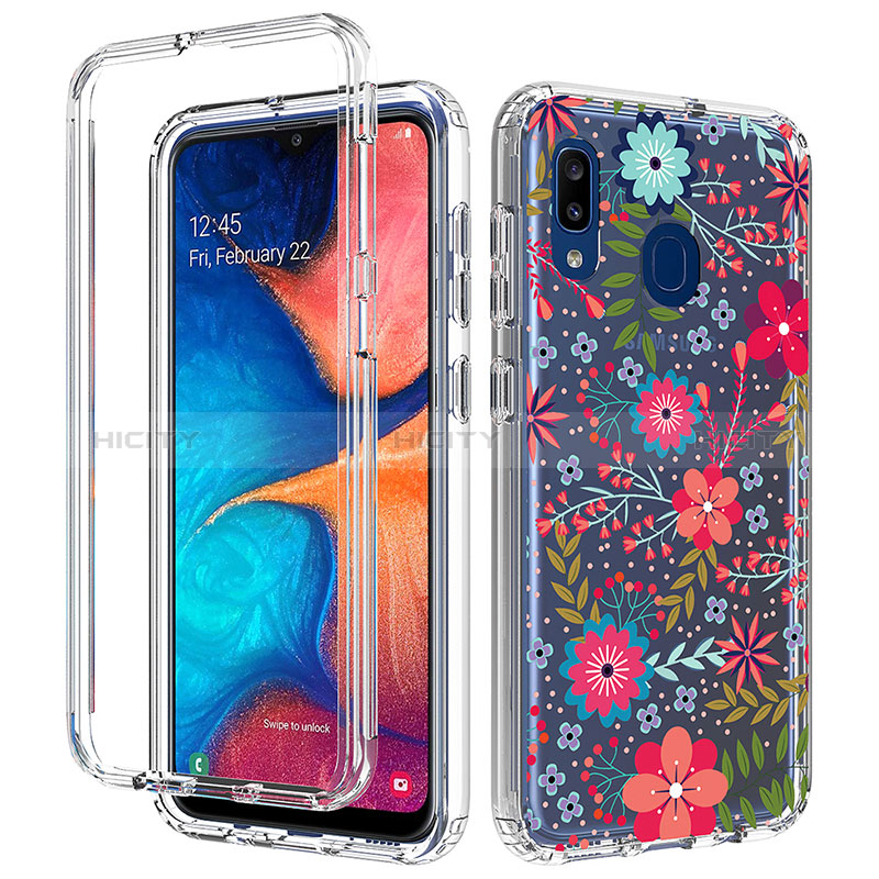 Funda Silicona Carcasa Ultrafina Transparente Goma Frontal y Trasera 360 Grados para Samsung Galaxy M10S