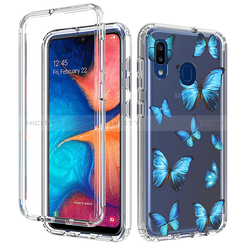 Funda Silicona Carcasa Ultrafina Transparente Goma Frontal y Trasera 360 Grados para Samsung Galaxy M10S