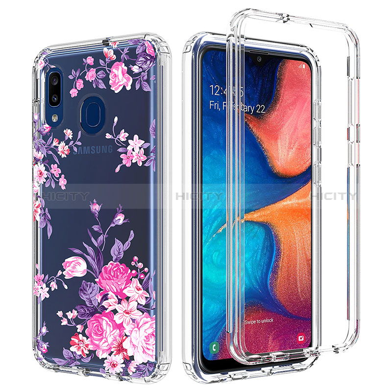 Funda Silicona Carcasa Ultrafina Transparente Goma Frontal y Trasera 360 Grados para Samsung Galaxy M10S