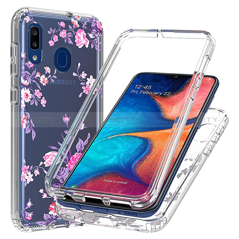 Funda Silicona Carcasa Ultrafina Transparente Goma Frontal y Trasera 360 Grados para Samsung Galaxy M10S