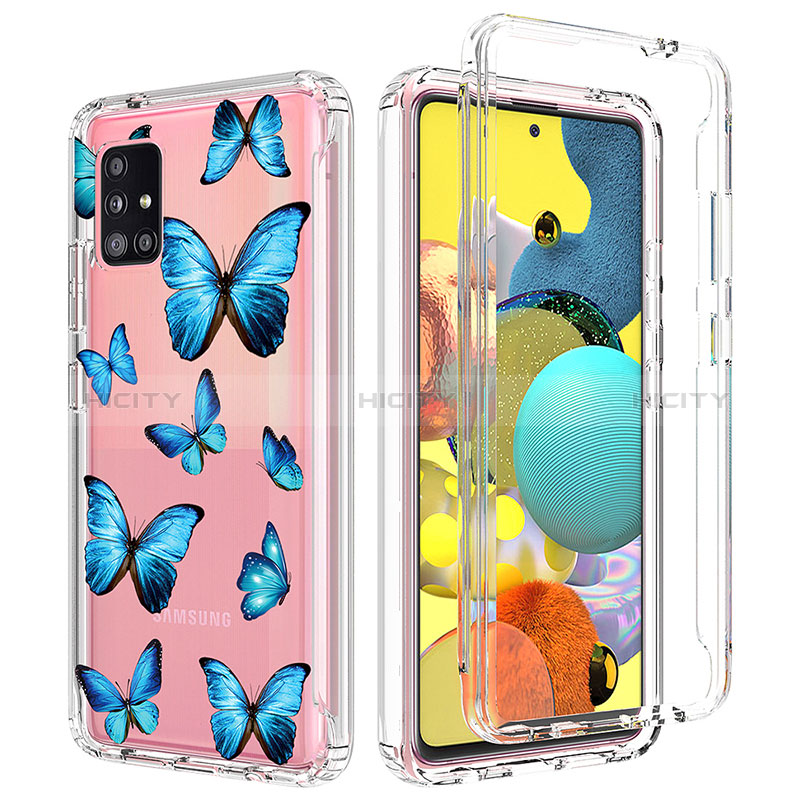 Funda Silicona Carcasa Ultrafina Transparente Goma Frontal y Trasera 360 Grados para Samsung Galaxy M40S