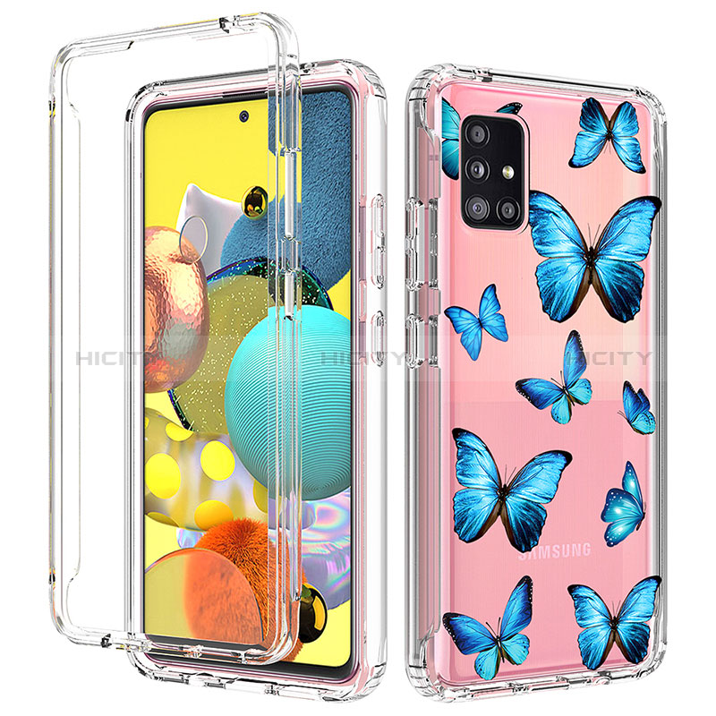 Funda Silicona Carcasa Ultrafina Transparente Goma Frontal y Trasera 360 Grados para Samsung Galaxy M40S