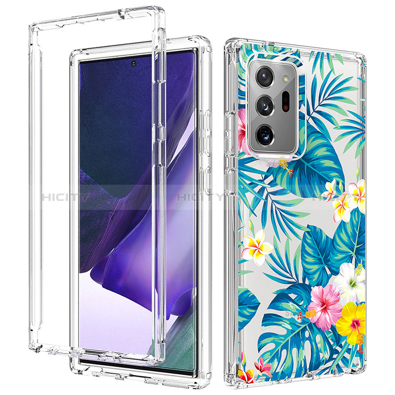 Funda Silicona Carcasa Ultrafina Transparente Goma Frontal y Trasera 360 Grados para Samsung Galaxy Note 20 Ultra 5G