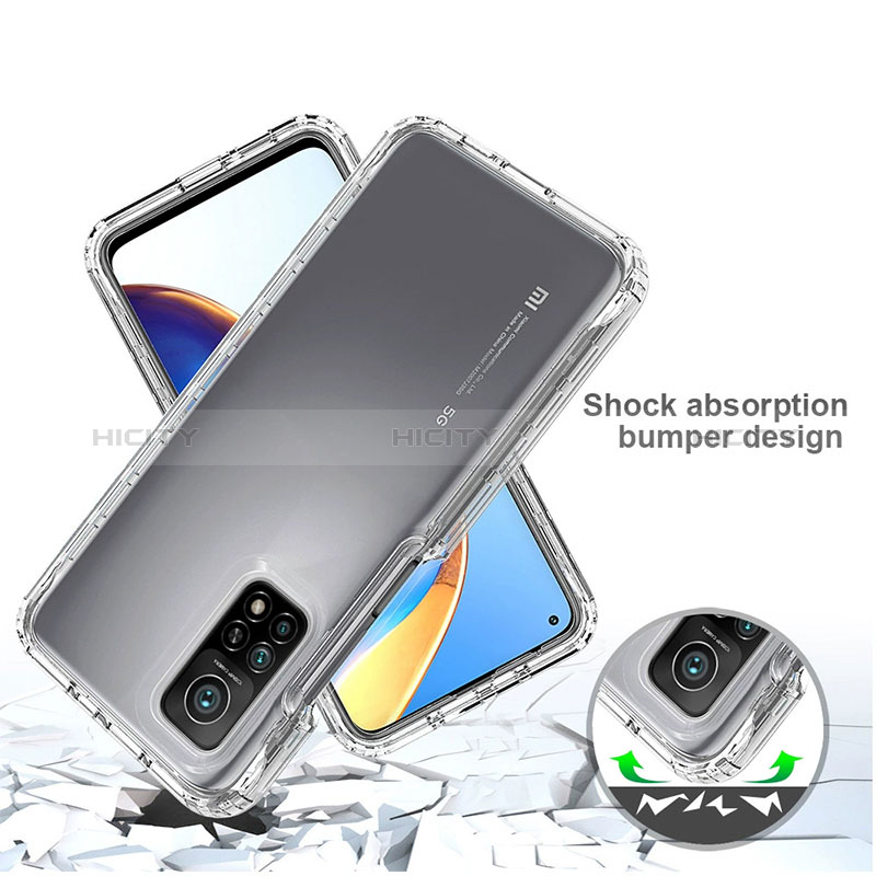 Funda Silicona Carcasa Ultrafina Transparente Goma Frontal y Trasera 360 Grados para Xiaomi Mi 10T 5G Claro