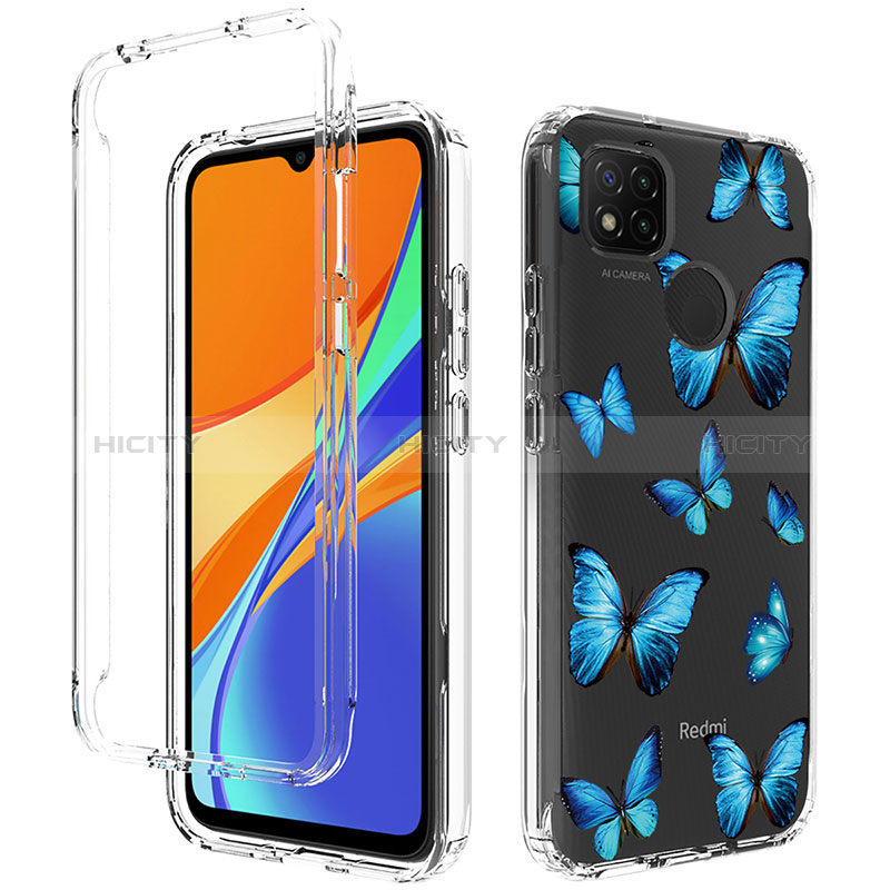 Funda Silicona Carcasa Ultrafina Transparente Goma Frontal y Trasera 360 Grados para Xiaomi POCO C3