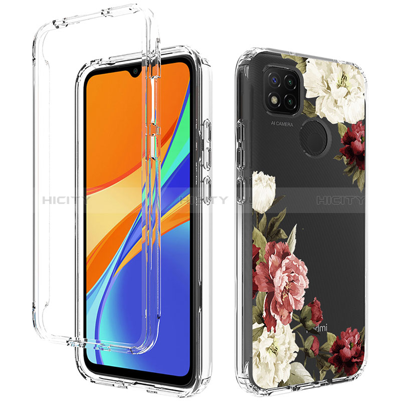 Funda Silicona Carcasa Ultrafina Transparente Goma Frontal y Trasera 360 Grados para Xiaomi POCO C3