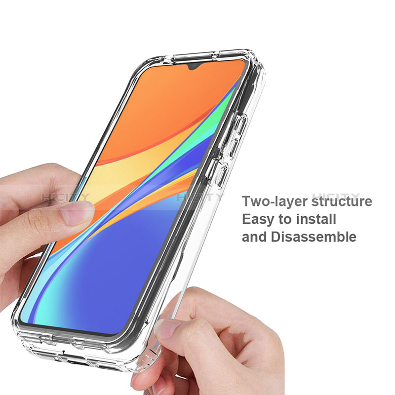 Funda Silicona Carcasa Ultrafina Transparente Goma Frontal y Trasera 360 Grados para Xiaomi POCO C3 Claro