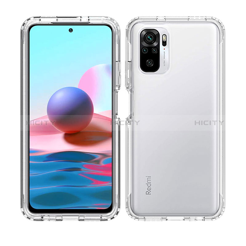 Funda Silicona Carcasa Ultrafina Transparente Goma Frontal y Trasera 360 Grados para Xiaomi Poco M5S Claro