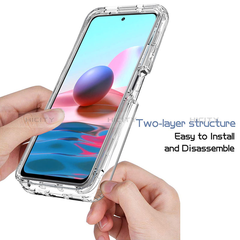 Funda Silicona Carcasa Ultrafina Transparente Goma Frontal y Trasera 360 Grados para Xiaomi Poco M5S Claro