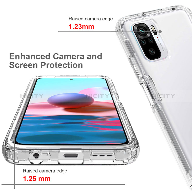 Funda Silicona Carcasa Ultrafina Transparente Goma Frontal y Trasera 360 Grados para Xiaomi Poco M5S Claro