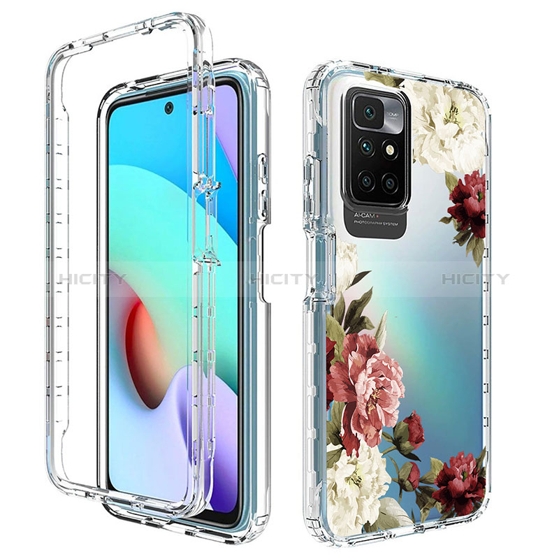 Funda Silicona Carcasa Ultrafina Transparente Goma Frontal y Trasera 360 Grados para Xiaomi Redmi 10 (2022)