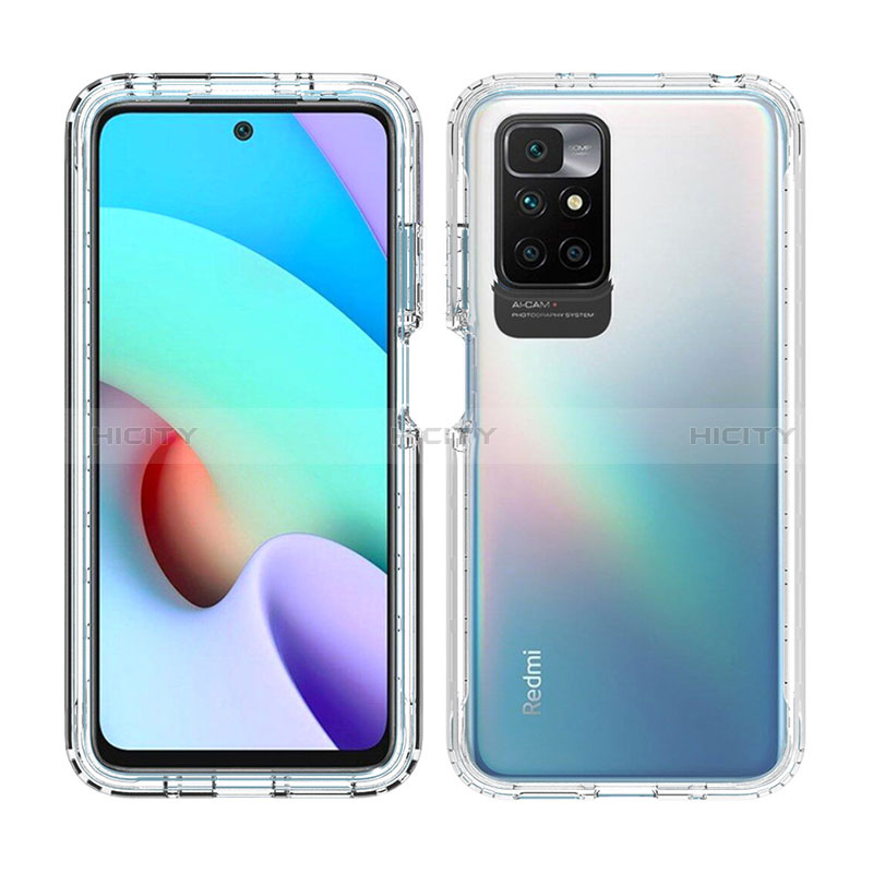 Funda Silicona Carcasa Ultrafina Transparente Goma Frontal y Trasera 360 Grados para Xiaomi Redmi 10 4G Claro