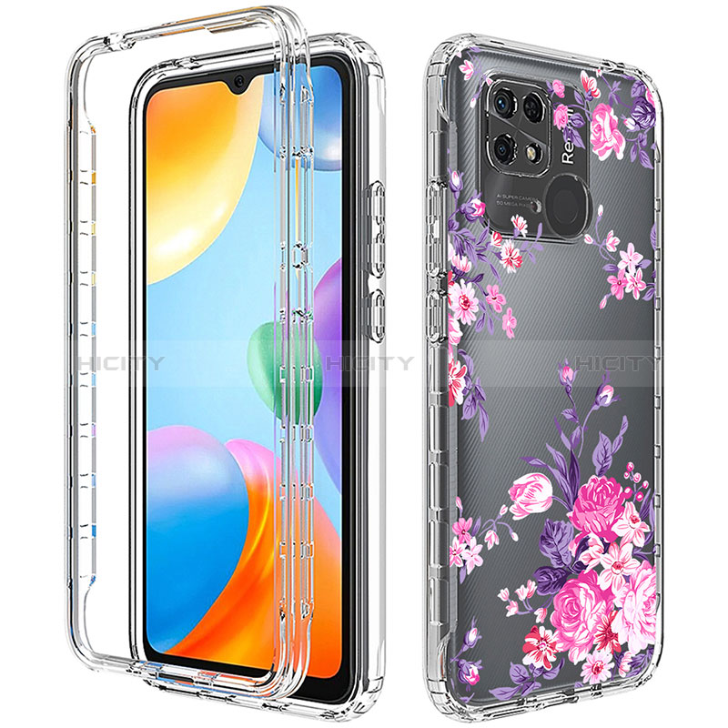 Funda Silicona Carcasa Ultrafina Transparente Goma Frontal y Trasera 360 Grados para Xiaomi Redmi 10 India