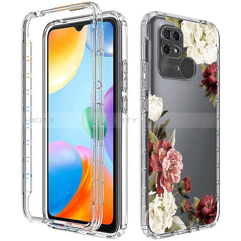 Funda Silicona Carcasa Ultrafina Transparente Goma Frontal y Trasera 360 Grados para Xiaomi Redmi 10 Power