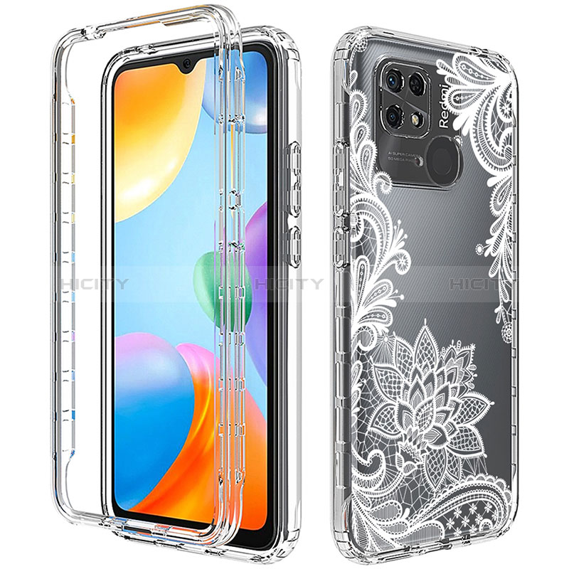 Funda Silicona Carcasa Ultrafina Transparente Goma Frontal y Trasera 360 Grados para Xiaomi Redmi 10 Power