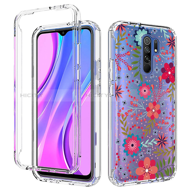 Funda Silicona Carcasa Ultrafina Transparente Goma Frontal y Trasera 360 Grados para Xiaomi Redmi 9