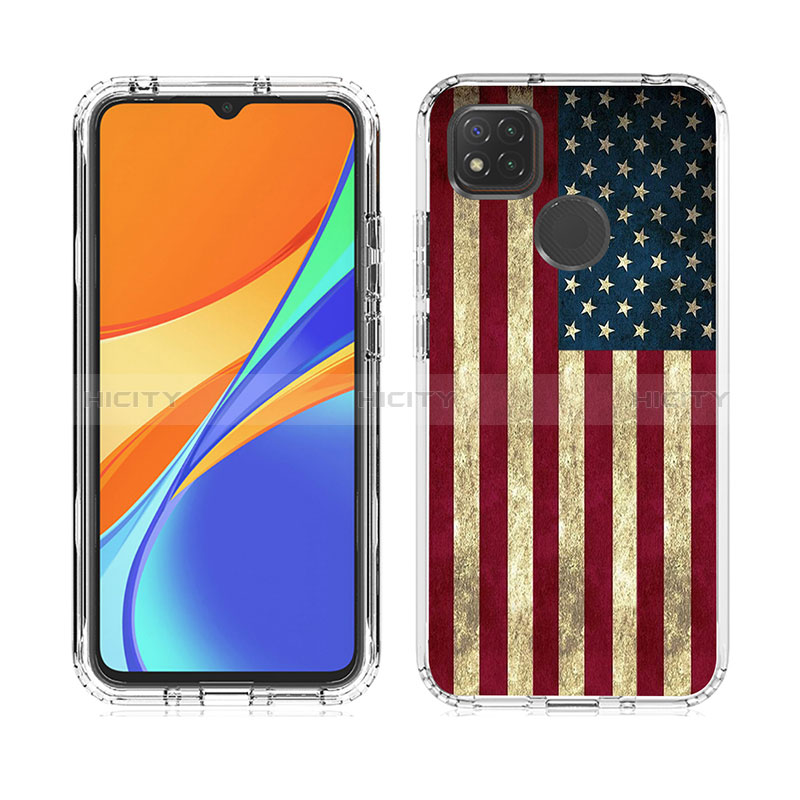 Funda Silicona Carcasa Ultrafina Transparente Goma Frontal y Trasera 360 Grados para Xiaomi Redmi 9 Activ