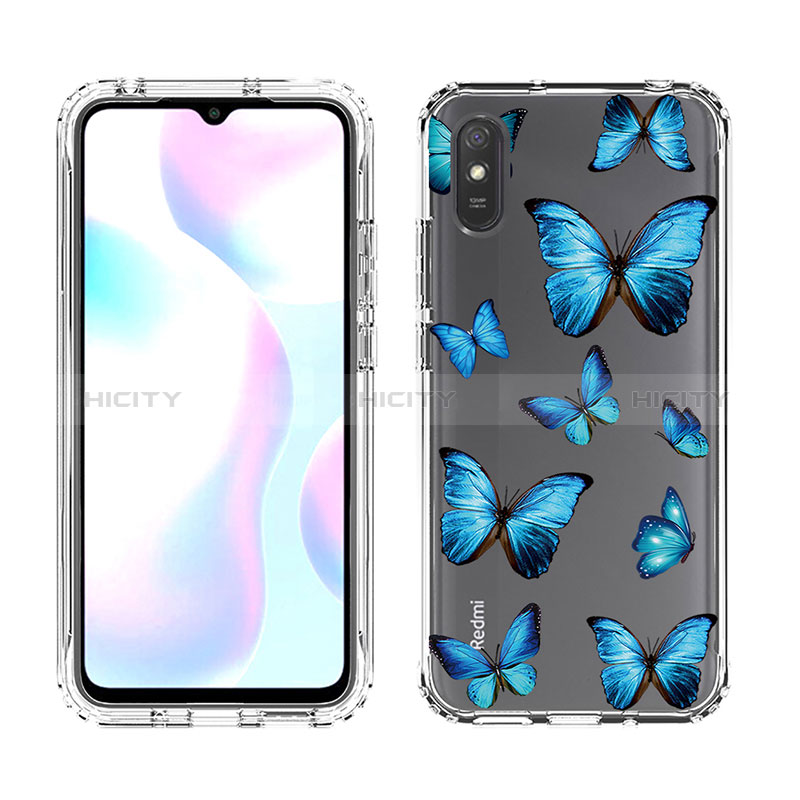 Funda Silicona Carcasa Ultrafina Transparente Goma Frontal y Trasera 360 Grados para Xiaomi Redmi 9A