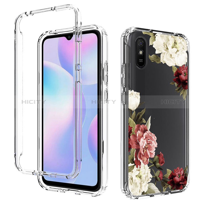 Funda Silicona Carcasa Ultrafina Transparente Goma Frontal y Trasera 360 Grados para Xiaomi Redmi 9AT