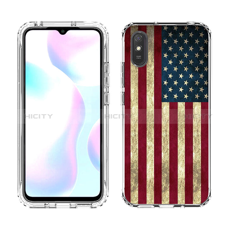 Funda Silicona Carcasa Ultrafina Transparente Goma Frontal y Trasera 360 Grados para Xiaomi Redmi 9AT