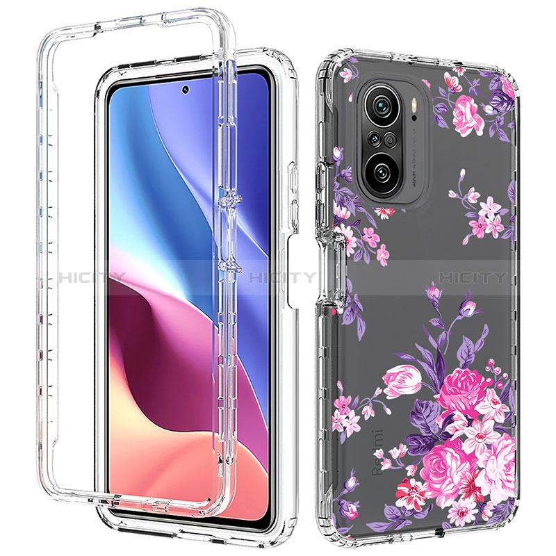 Funda Silicona Carcasa Ultrafina Transparente Goma Frontal y Trasera 360 Grados para Xiaomi Redmi K40 5G