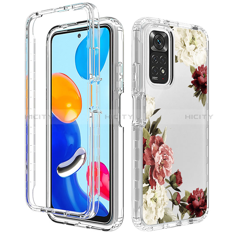 Funda Silicona Carcasa Ultrafina Transparente Goma Frontal y Trasera 360 Grados para Xiaomi Redmi Note 11 4G (2022)