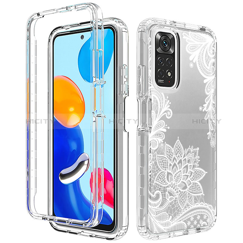 Funda Silicona Carcasa Ultrafina Transparente Goma Frontal y Trasera 360 Grados para Xiaomi Redmi Note 11 4G (2022)