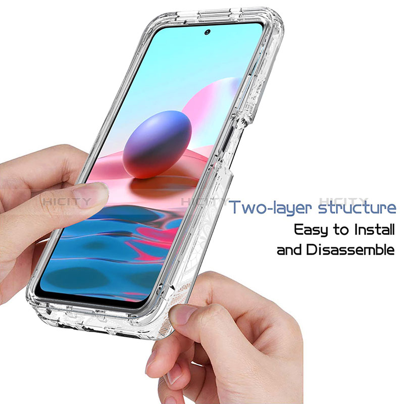 Funda Silicona Carcasa Ultrafina Transparente Goma Frontal y Trasera 360 Grados para Xiaomi Redmi Note 11 SE India 4G