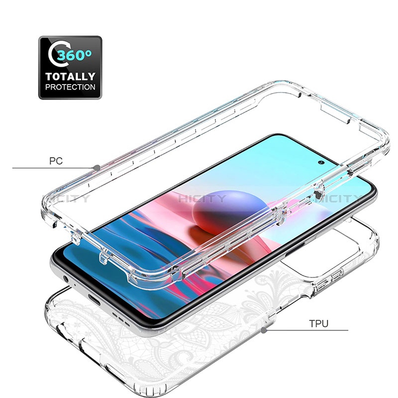 Funda Silicona Carcasa Ultrafina Transparente Goma Frontal y Trasera 360 Grados para Xiaomi Redmi Note 11 SE India 4G