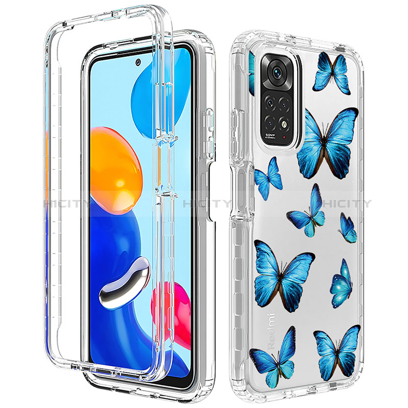 Funda Silicona Carcasa Ultrafina Transparente Goma Frontal y Trasera 360 Grados para Xiaomi Redmi Note 11S 4G