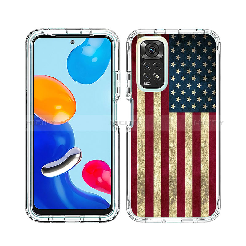 Funda Silicona Carcasa Ultrafina Transparente Goma Frontal y Trasera 360 Grados para Xiaomi Redmi Note 11S 4G