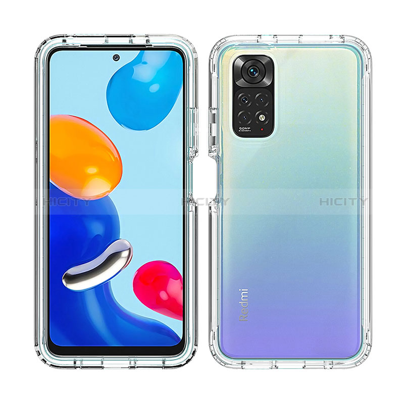 Funda Silicona Carcasa Ultrafina Transparente Goma Frontal y Trasera 360 Grados para Xiaomi Redmi Note 11S 4G Claro